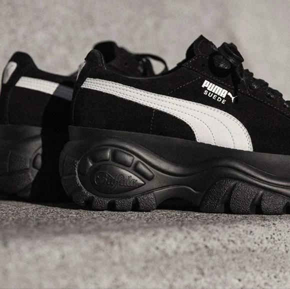 FOUND Puma x Buffalo London chunky platform sneakers - Picture 3 of 4